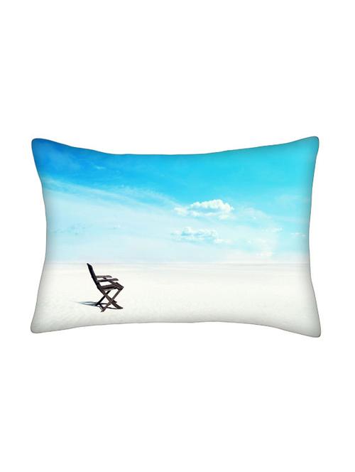 snoogg multicolor polyester cushion cover - 13499077 - Very Small Image - 1