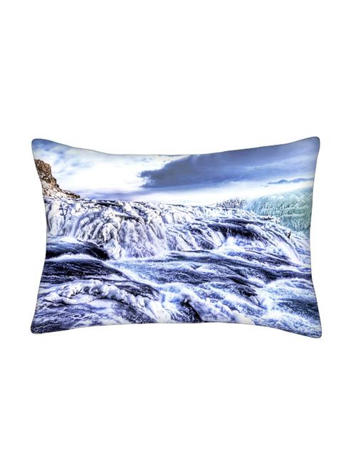 snoogg multicolor polyester cushion cover - 13499100 - Very Small Image - 1