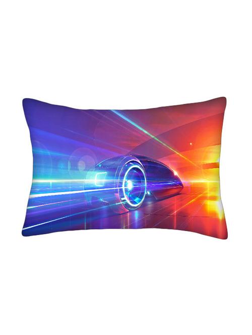 snoogg multicolor polyester cushion cover - 13499102 - Very Small Image - 1