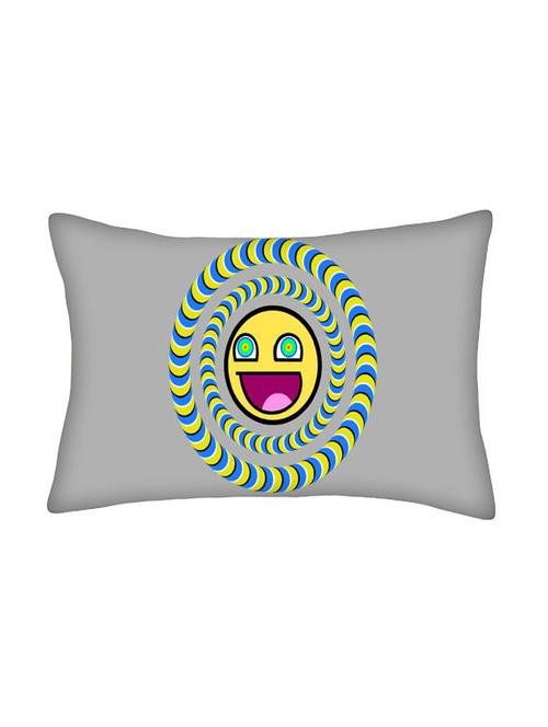 snoogg multicolor polyester cushion cover - 13499194 - Very Small Image - 1