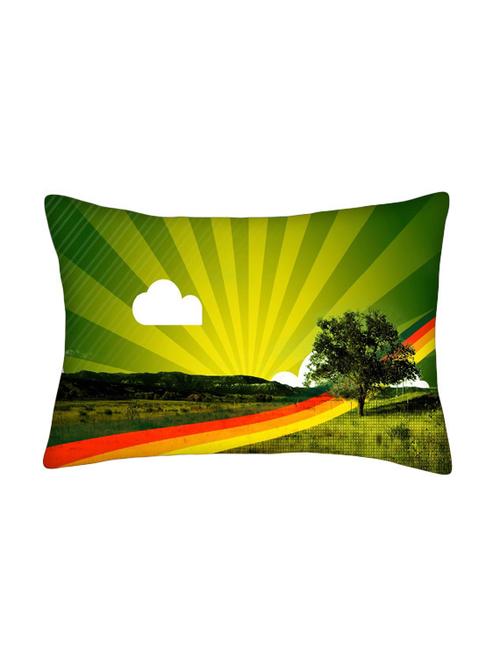 snoogg multicolor polyester cushion cover - 13499241 - Very Small Image - 1
