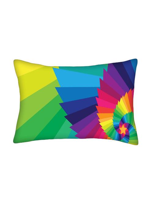 snoogg multicolor polyester cushion cover - 13499311 - Very Small Image - 1