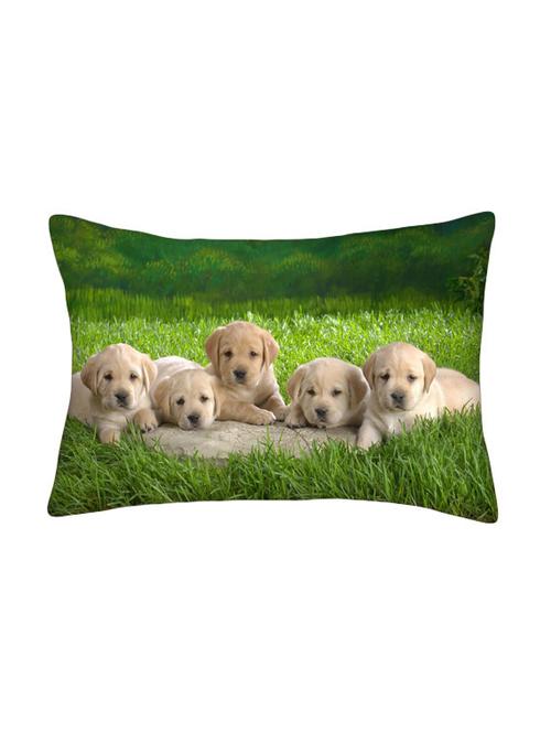 snoogg multicolor polyester cushion cover - 13499380 - Very Small Image - 1
