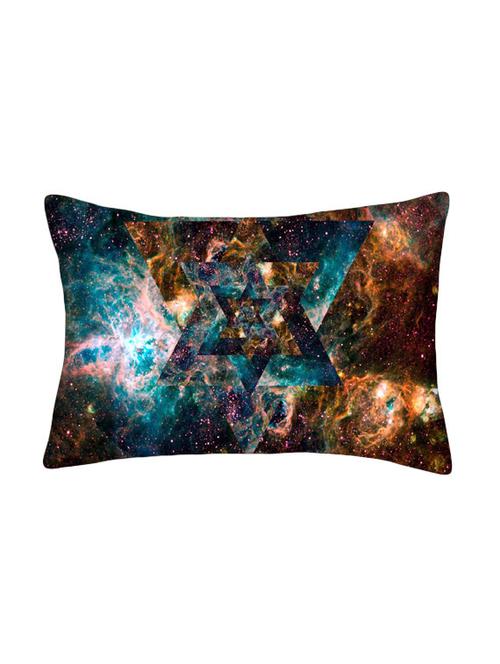 snoogg multicolor polyester cushion cover - 13499386 - Very Small Image - 1
