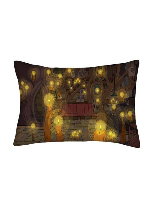 snoogg multicolor polyester cushion cover - 13499465 - Very Small Image - 1