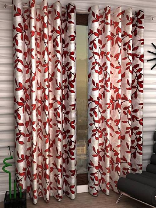 home fantasy polyester printed door curtain - 13500458 - Very Small Image - 1