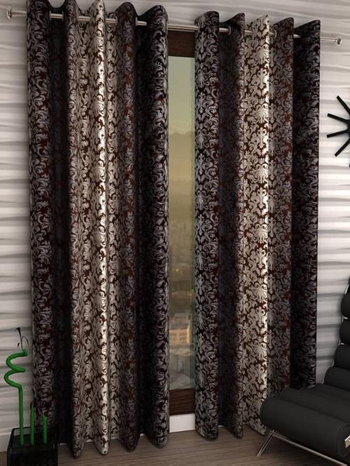 home fantasy polyester printed door curtain - 13500462 - Very Small Image - 1
