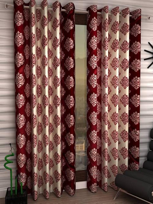 home fantasy polyester printed door curtain - 13500465 - Very Small Image - 1