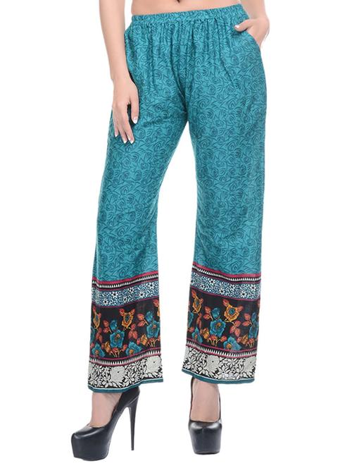 light blue cotton palazzo - 13549714 - Very Small Image - 1
