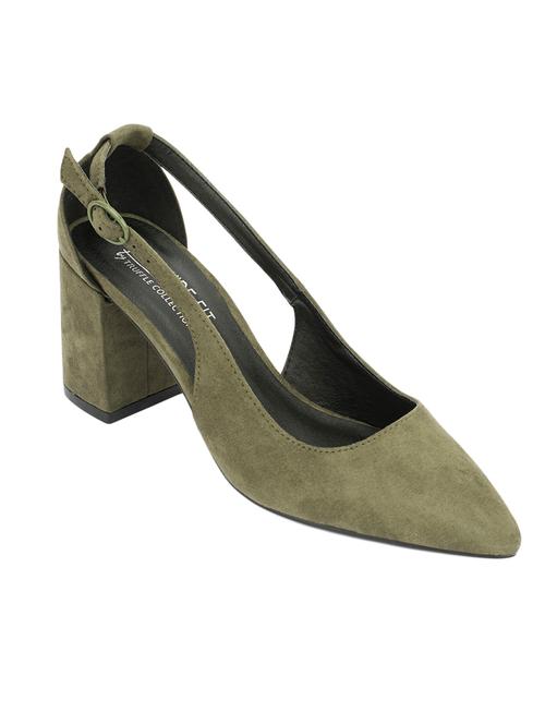 green leatherette slip on sandals - 13550819 - Very Small Image - 1