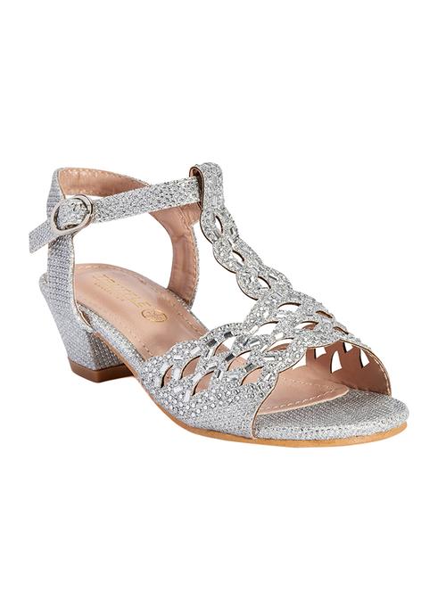 silver ankle strap sandal - 13550824 - Very Small Image - 1