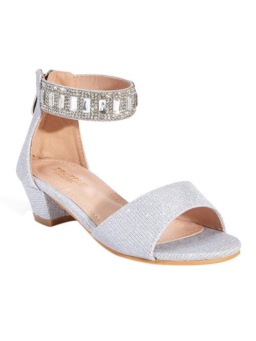 silver ankle strap sandal - 13550834 - Very Small Image - 1