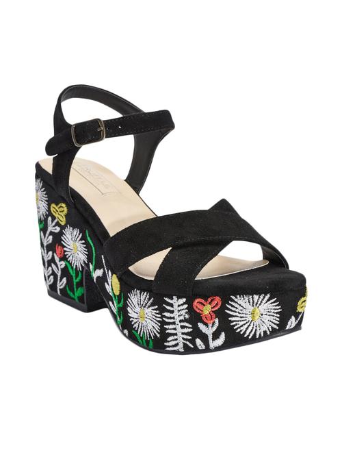 black ankle strap sandals - 13551022 - Very Small Image - 1