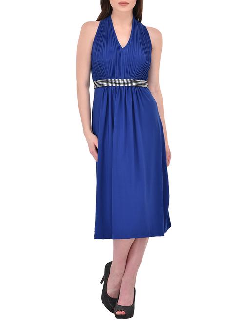 blue lycra dress - 13553405 - Very Small Image - 1