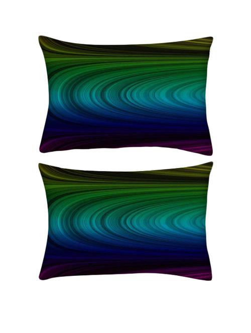 snoogg pack of two power laser energy 2395 rectangle toss throw pillow cushion cover decoarative pillow case 14 x 07" - 13570894 - Very Small Image - 1