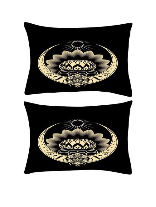 snoogg pack of two celtic logo 2517 rectangle toss throw pillow cushion cover decoarative pillow case 14 x 07" - 13570997 - Very Small Image - 1