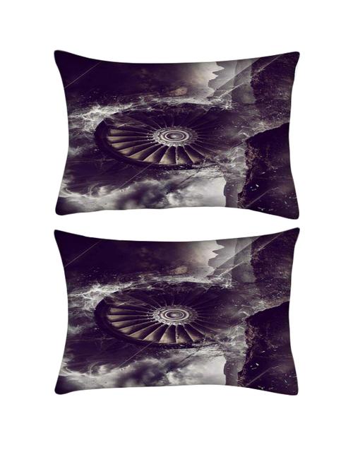 snoogg pack of two propeller 18809 2922 rectangle toss throw pillow cushion cover decoarative pillow case 14 x 07" - 13571225 - Very Small Image - 1
