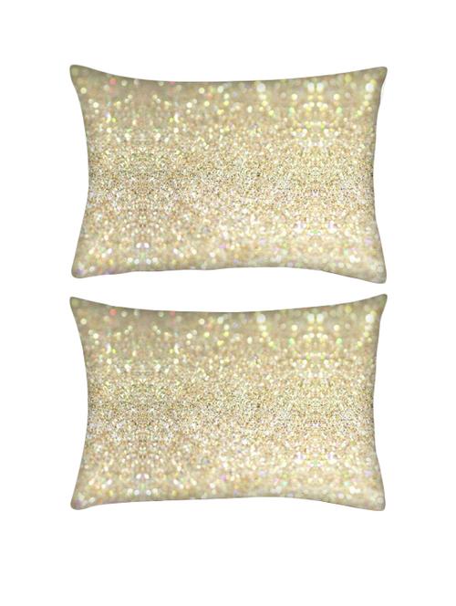 snoogg pack of two sands and crystals rectangle toss throw pillow cushion cover decoarative pillow case 14 x 07" - 13571329 - Very Small Image - 1