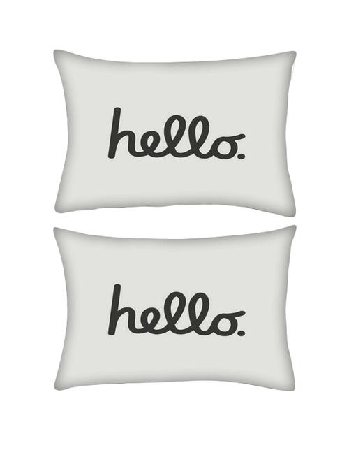 snoogg pack of two had me at hello rectangle toss throw pillow cushion cover decoarative pillow case 14 x 07" - 13571441 - Very Small Image - 1