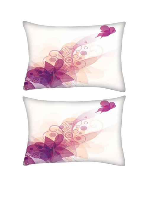 snoogg pack of two fly butterfly minimal rectangle toss throw pillow cushion cover decoarative pillow case 14 x 07" - 13571534 - Very Small Image - 1