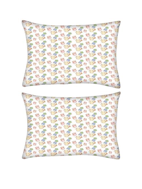 snoogg pack of two cute piggy rectangle toss throw pillow cushion cover decoarative pillow case 14 x 07" - 13571650 - Very Small Image - 1