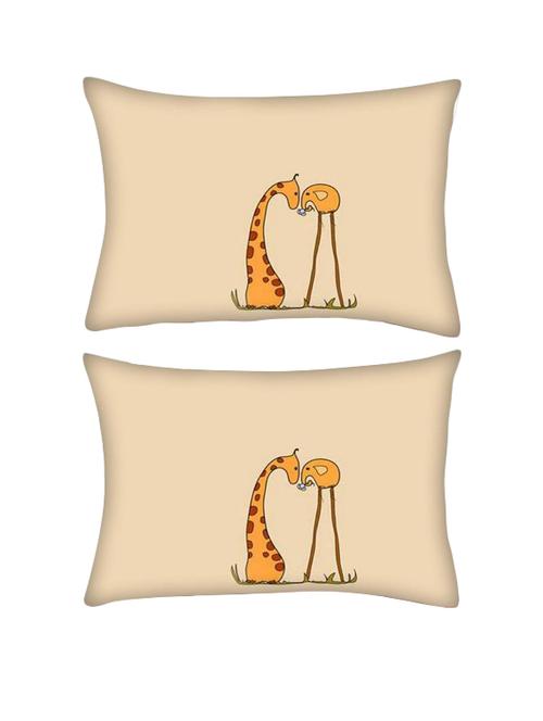 snoogg pack of two i got legs rectangle toss throw pillow cushion cover decoarative pillow case 14 x 07" - 13571651 - Very Small Image - 1