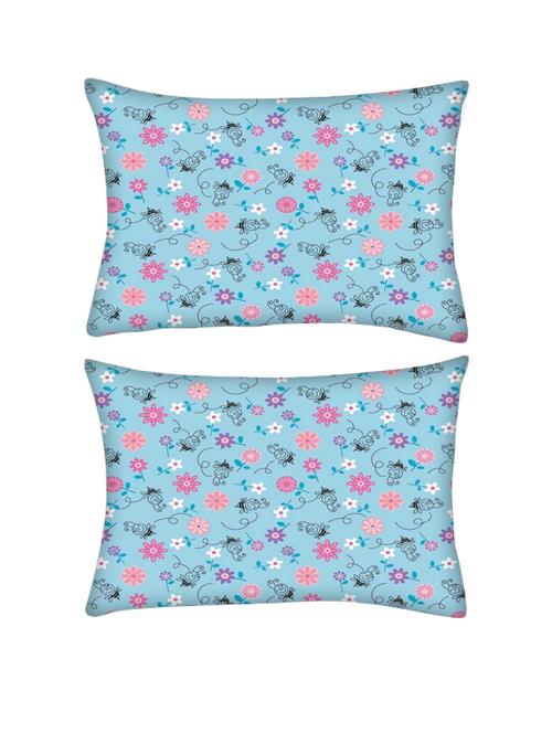 snoogg pack of two girly bee pattern rectangle toss throw pillow cushion cover decoarative pillow case 14 x 07" - 13571794 - Very Small Image - 1