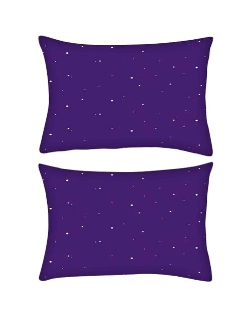 snoogg pack of two snow graphic purple rectangle toss throw pillow cushion cover decoarative pillow case 14 x 07" - 13571822 - Very Small Image - 1