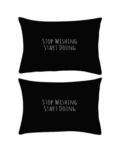 snoogg pack of two start doing rectangle toss throw pillow cushion cover decoarative pillow case 14 x 07" - 13571838 - Very Small Image - 1