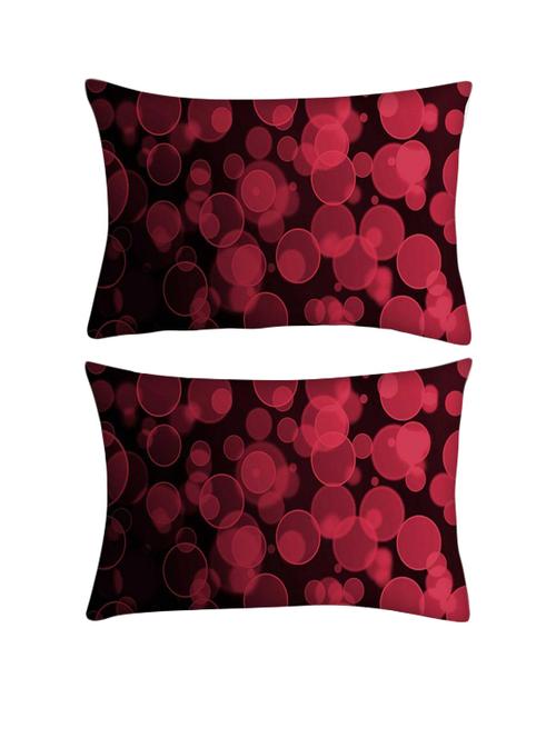 snoogg pack of two abstract black galaxy galaxy rectangle toss throw pillow cushion cover decoarative pillow case 14 x 07" - 13571871 - Very Small Image - 1