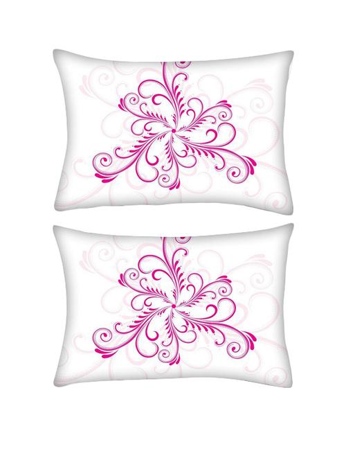 snoogg pack of two abstract cool pattern tattoo rectangle toss throw pillow cushion cover decoarative pillow case 14 x 07" - 13571928 - Very Small Image - 1