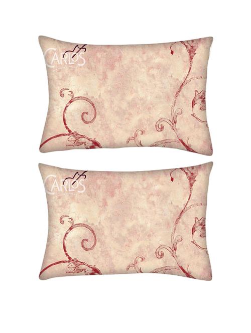 snoogg pack of two carlos rectangle toss throw pillow cushion cover decoarative pillow case 14 x 07" - 13572559 - Very Small Image - 1