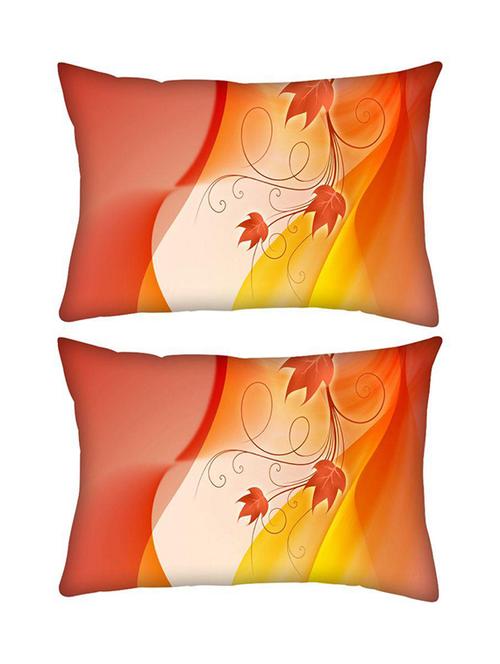 snoogg pack of two design widescreen hdtv rectangle toss throw pillow cushion cover decoarative pillow case 14 x 07" - 13573615 - Very Small Image - 1