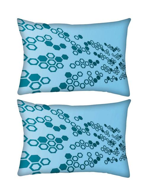 snoogg pack of two hex amazing rectangle toss throw pillow cushion cover decoarative pillow case 14 x 07" - 13573852 - Very Small Image - 1