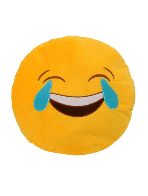 yellow polyester filled cushion - 13599257 - Very Small Image - 1