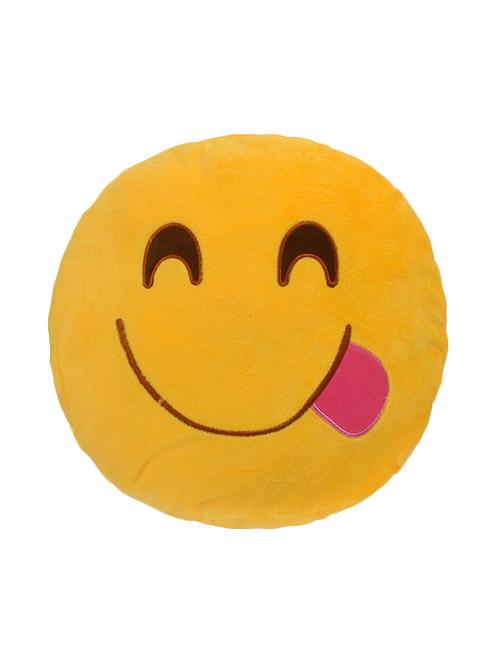 yellow polyester filled cushion - 13599273 - Very Small Image - 1