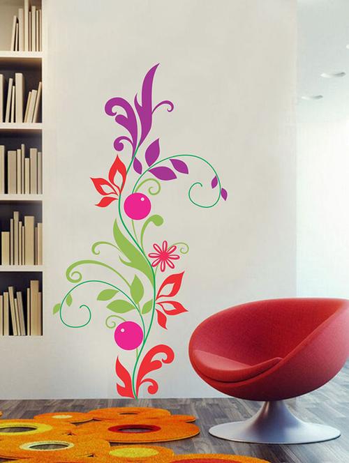 impression wall floral design wall sticker - 13600585 - Very Small Image - 1