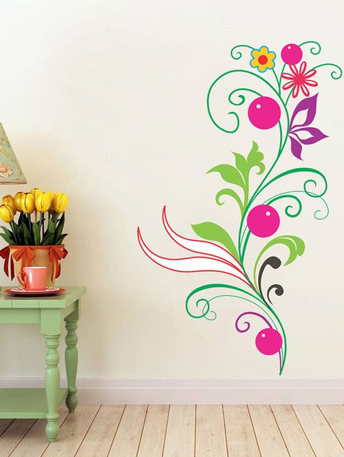 impression wall floral design wall sticker - 13600598 - Very Small Image - 1