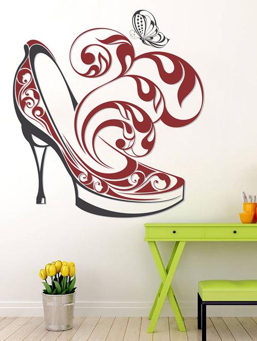 impression wall floral sandal wall sticker - 13600600 - Very Small Image - 1
