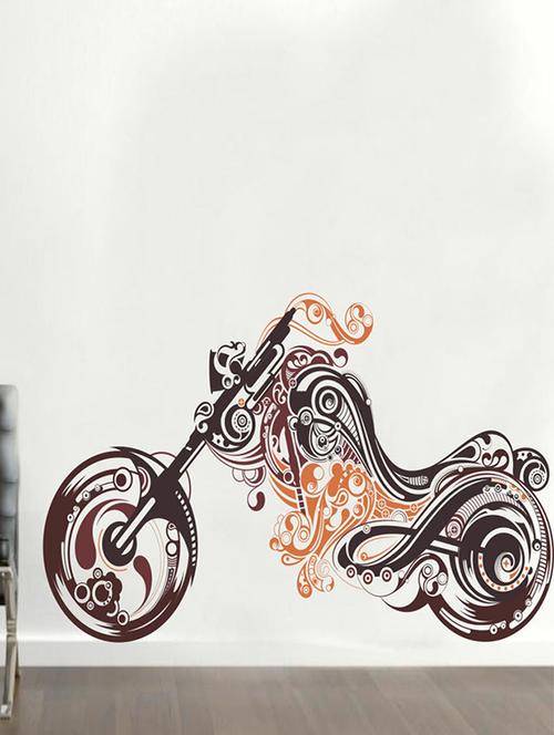 impression wall awesome bike wall sticker - 13600603 - Very Small Image - 1