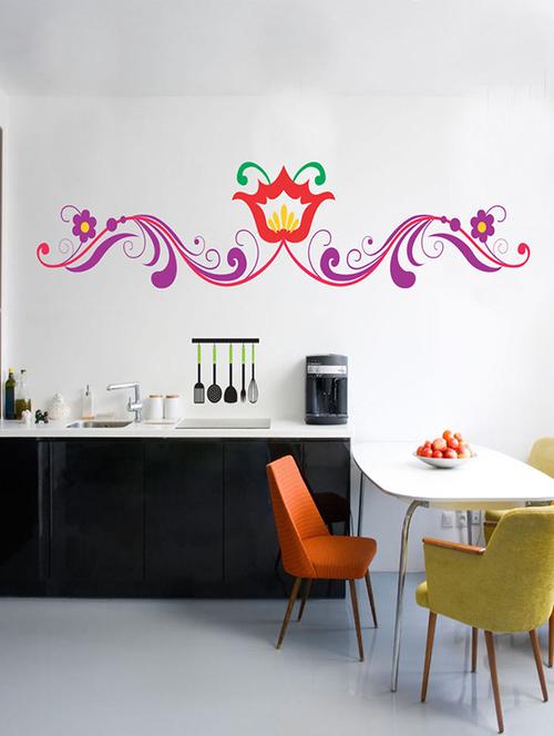 impression wall floral design wall sticker - 13600618 - Very Small Image - 1