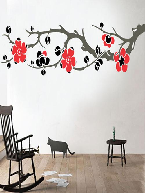 impression wall beautiful branch wall sticker - 13600656 - Very Small Image - 1