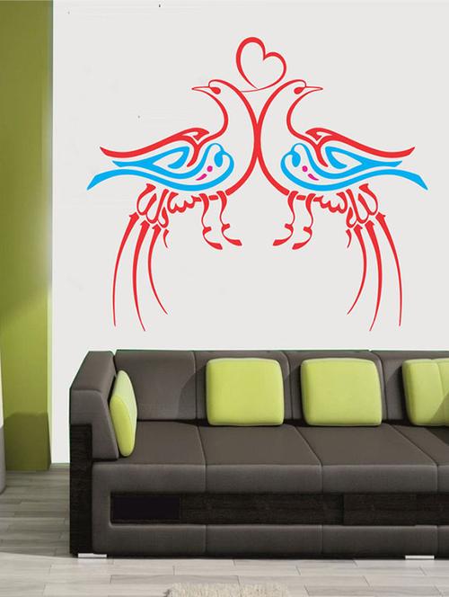 impression wall birds love wall sticker - 13600689 - Very Small Image - 1