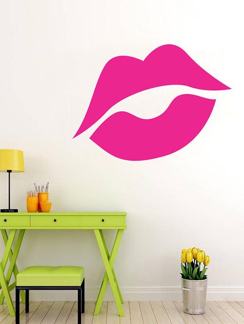 impression wall kiss lip wall sticker - 13600809 - Very Small Image - 1