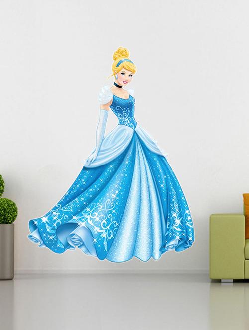 impression wall princess girl wall sticker - 13600833 - Very Small Image - 1