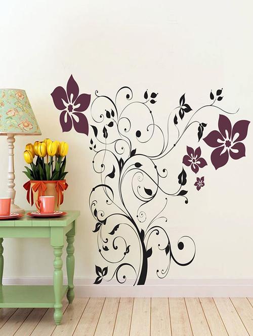 impression wall floral design wall sticker - 13600844 - Very Small Image - 1