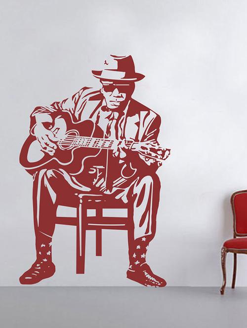 impression wall musician wall sticker - 13600850 - Very Small Image - 1
