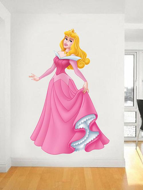 impression wall princess girl wall sticker - 13600862 - Very Small Image - 1