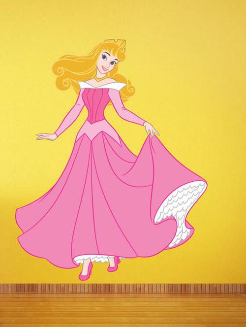 impression wall princess wall sticker - 13600894 - Very Small Image - 1