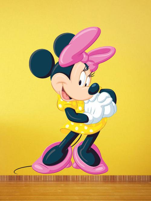 impression wall cute minnie wall sticker - 13600916 - Very Small Image - 1